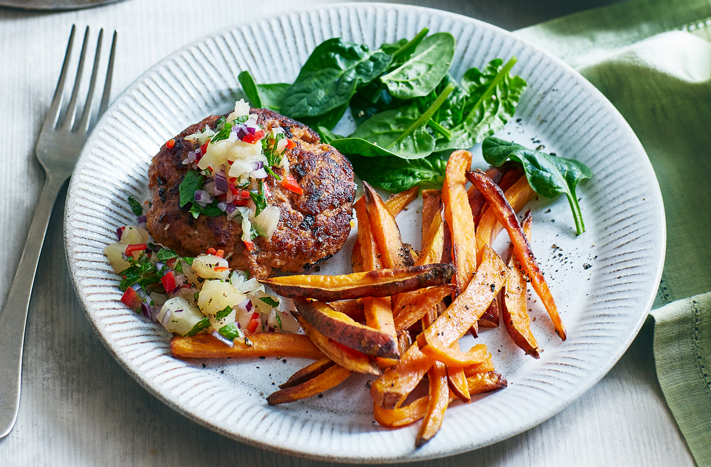 Harissa turkey burgers recipe