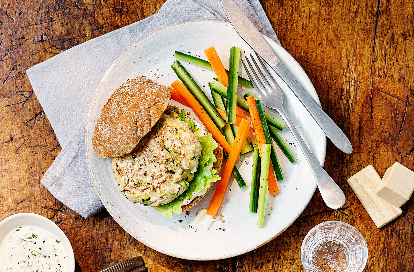 Hidden veg turkey burgers recipe
