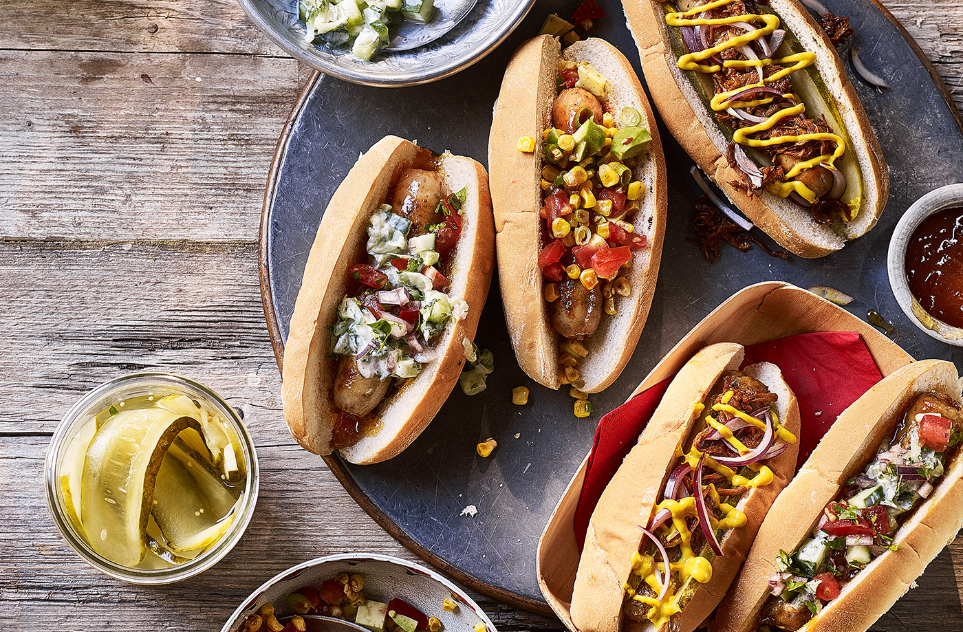 Mix 'n' match hot dogs recipe