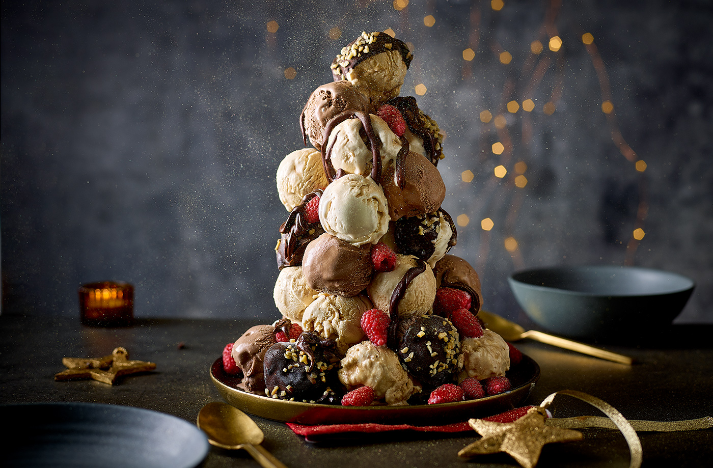 Ice cream tower recipe