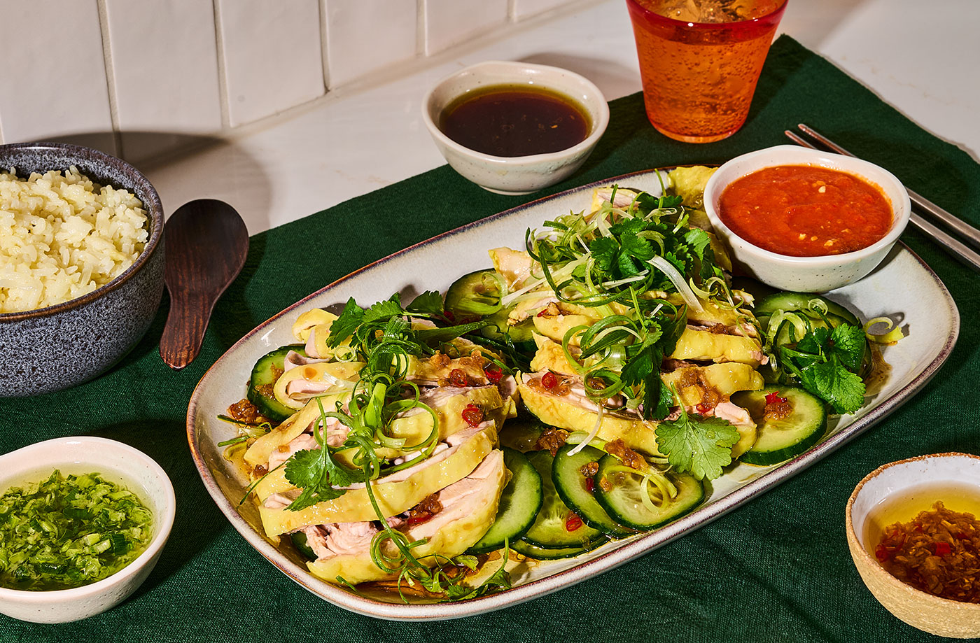 Justin’s Hainanese-style chicken recipe