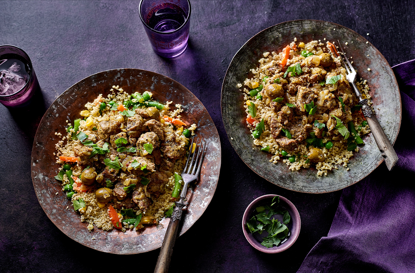 Lamb toufe with couscous recipe