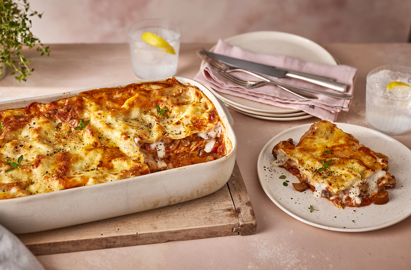 Mushroom ragu lasagne   recipe