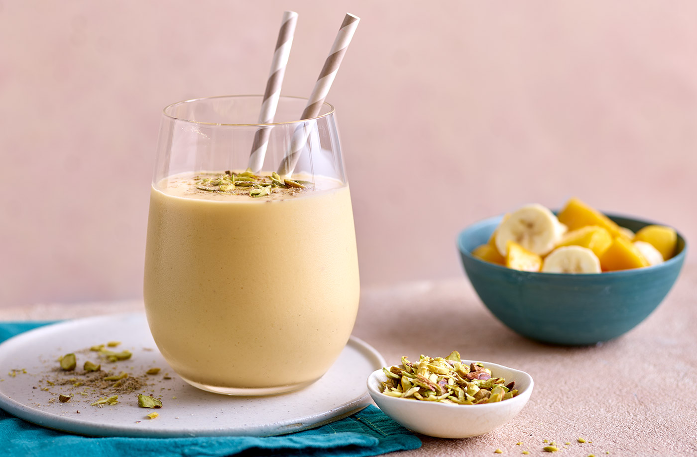 Mango and coconut lassi recipe