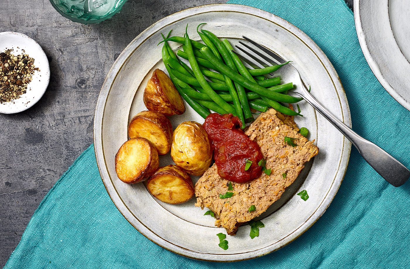 Lentil and beef meatloaf recipe