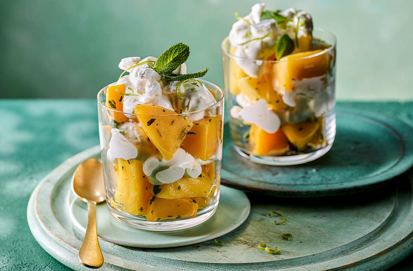 Lime and mango Eton mess recipe