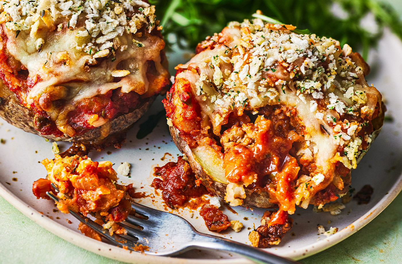 Loaded jacket potatoes recipe
