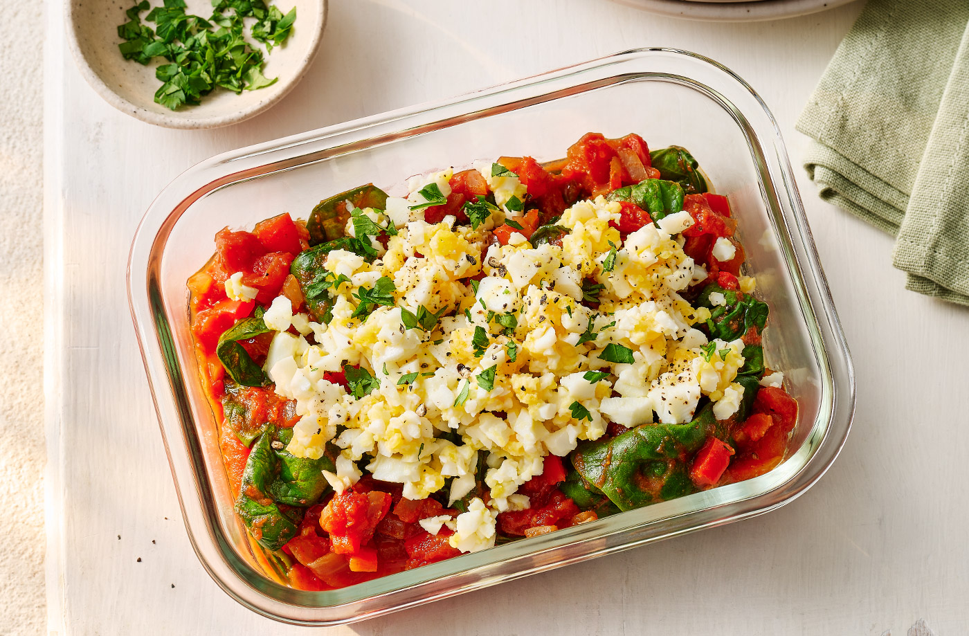 Make-ahead egg pots recipe