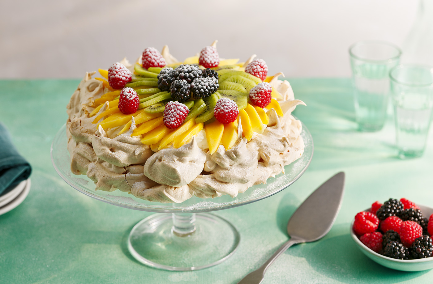Mel’s rainbow pavlova recipe