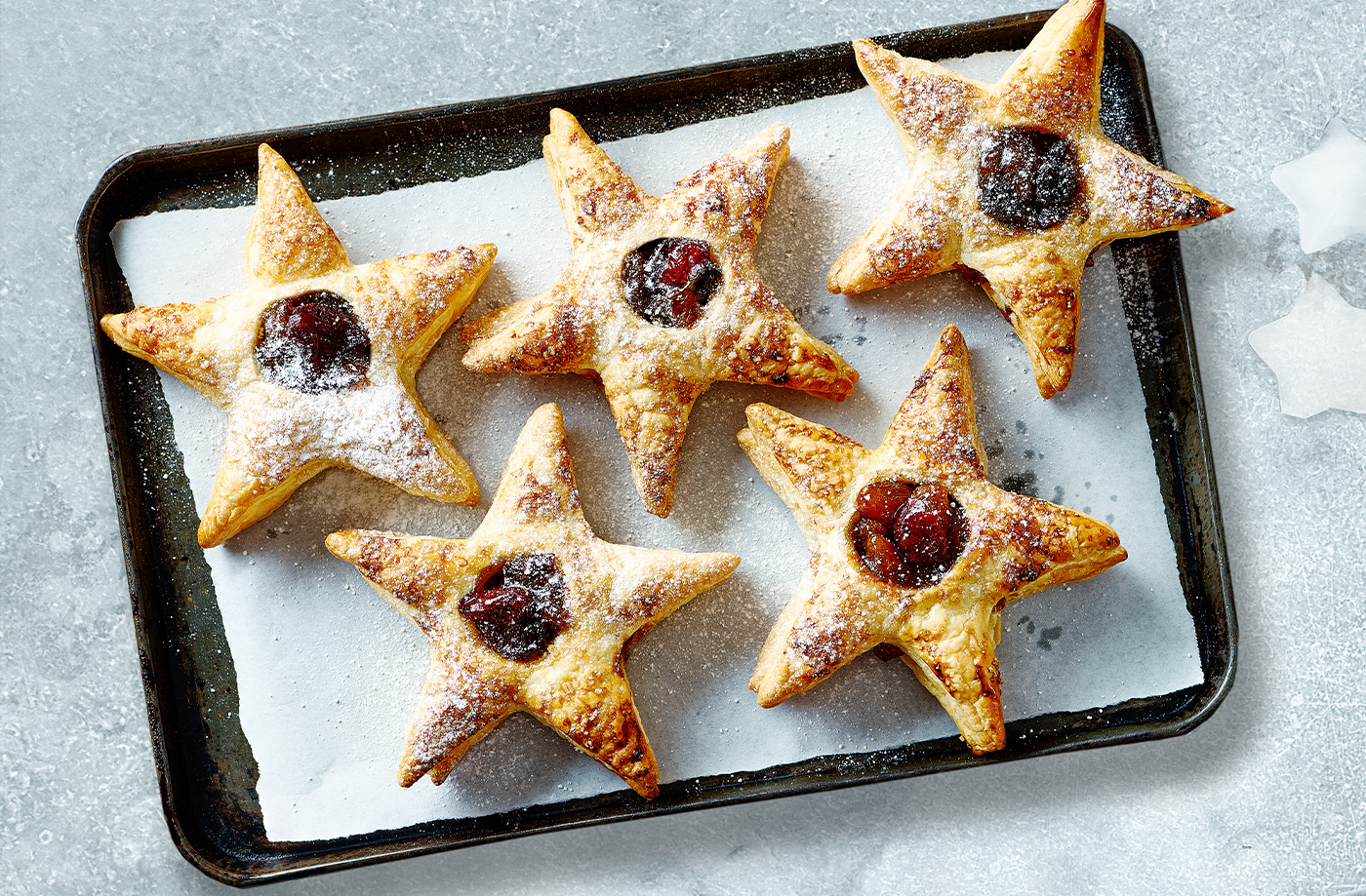 Mince pie stars recipe