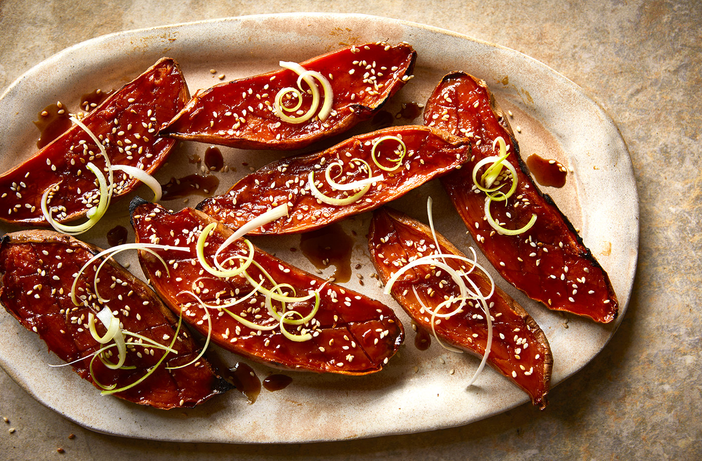 Miso sweet potatoes recipe