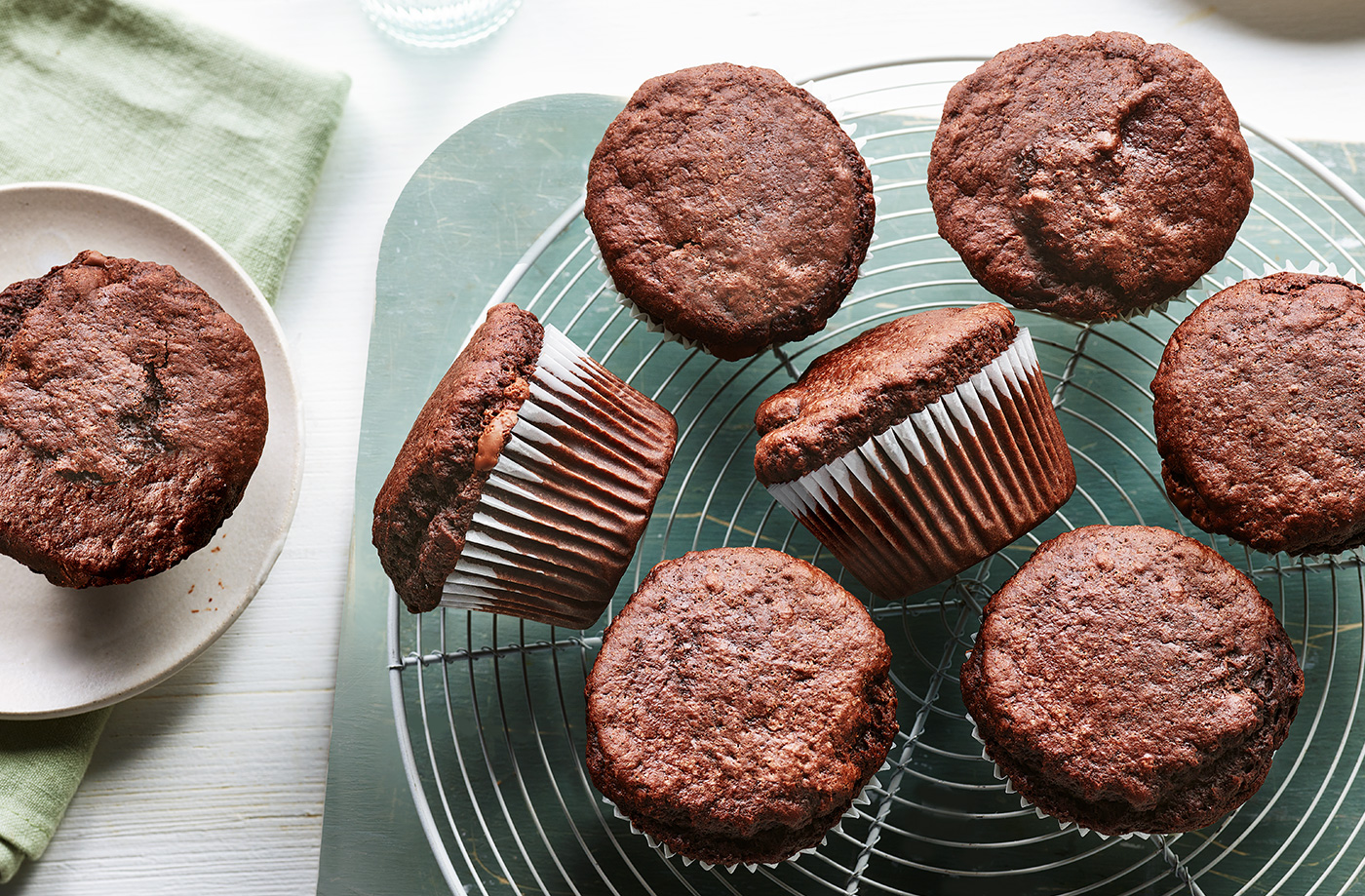 Vegan chocolate muffins recipe