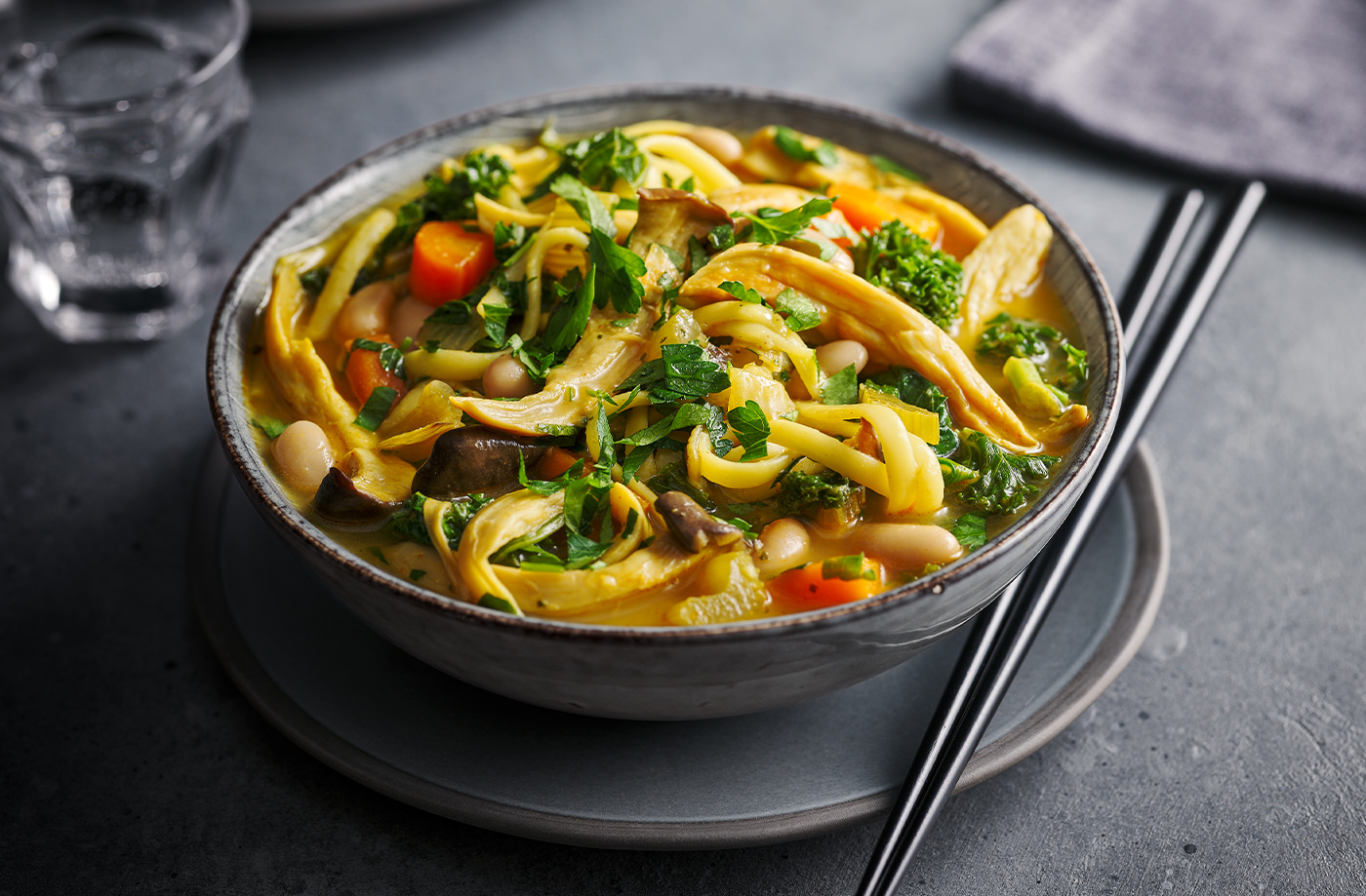 ‘No chicken’ noodle soup recipe