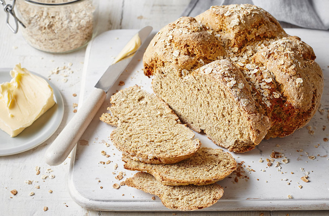 Oaty soda bread recipe