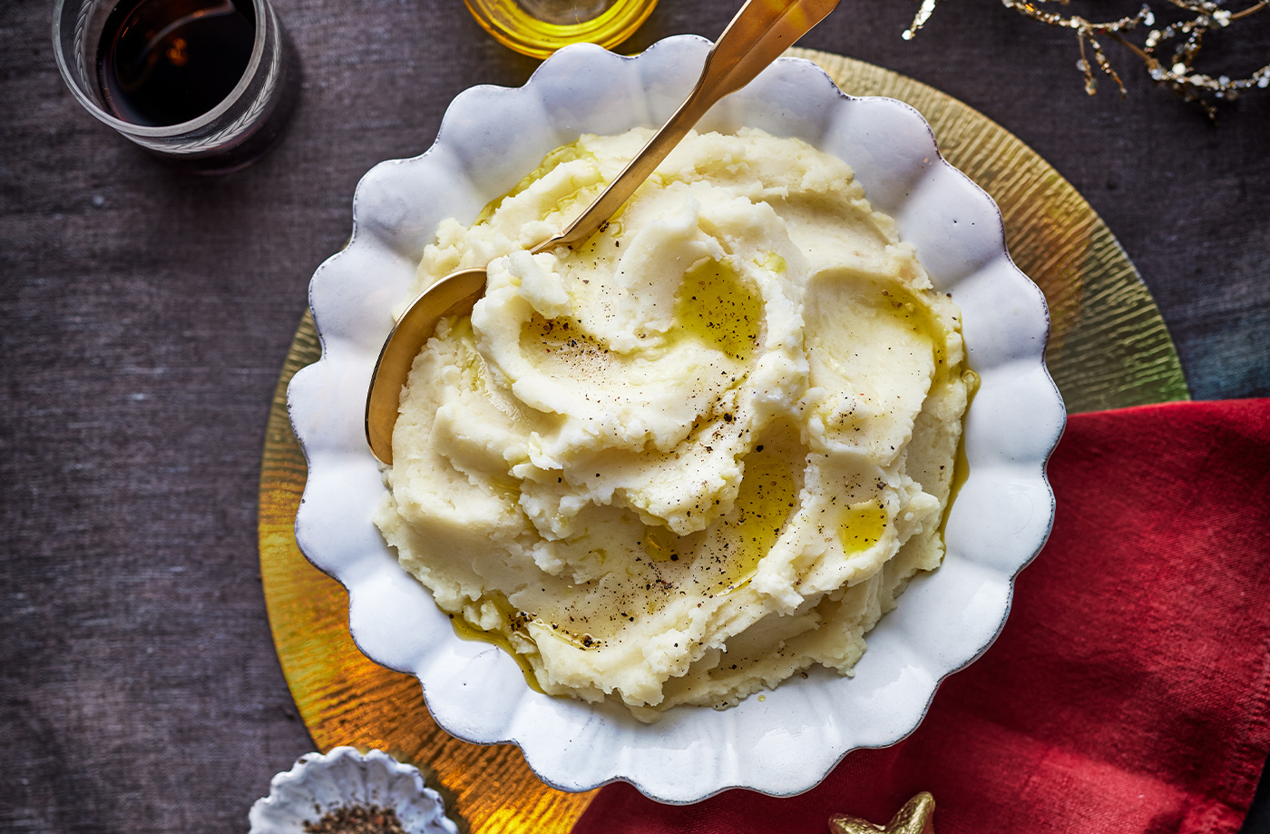 Olive oil and roasted garlic mash recipe
