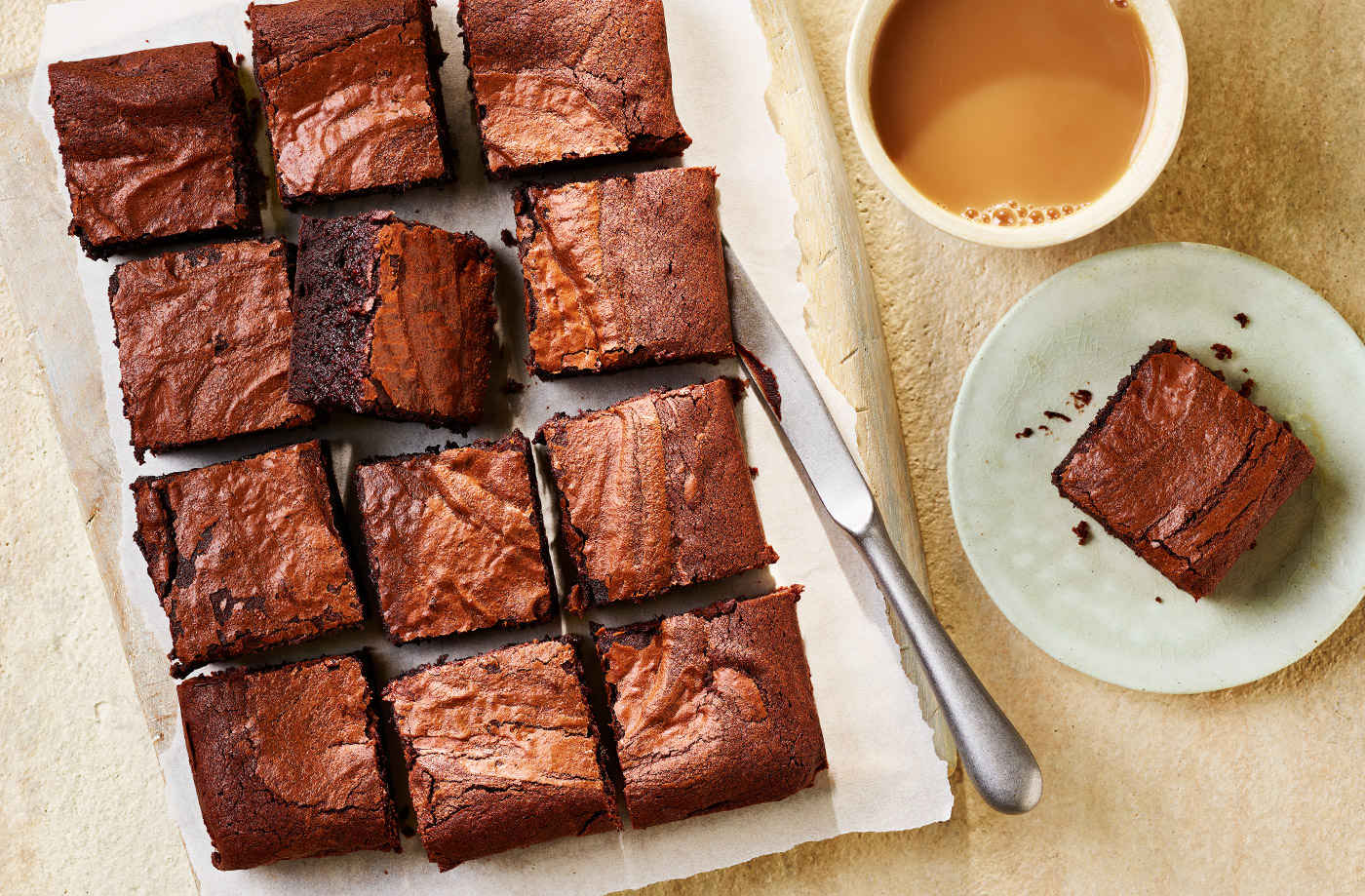Perfectly squidgy chocolate brownies recipe