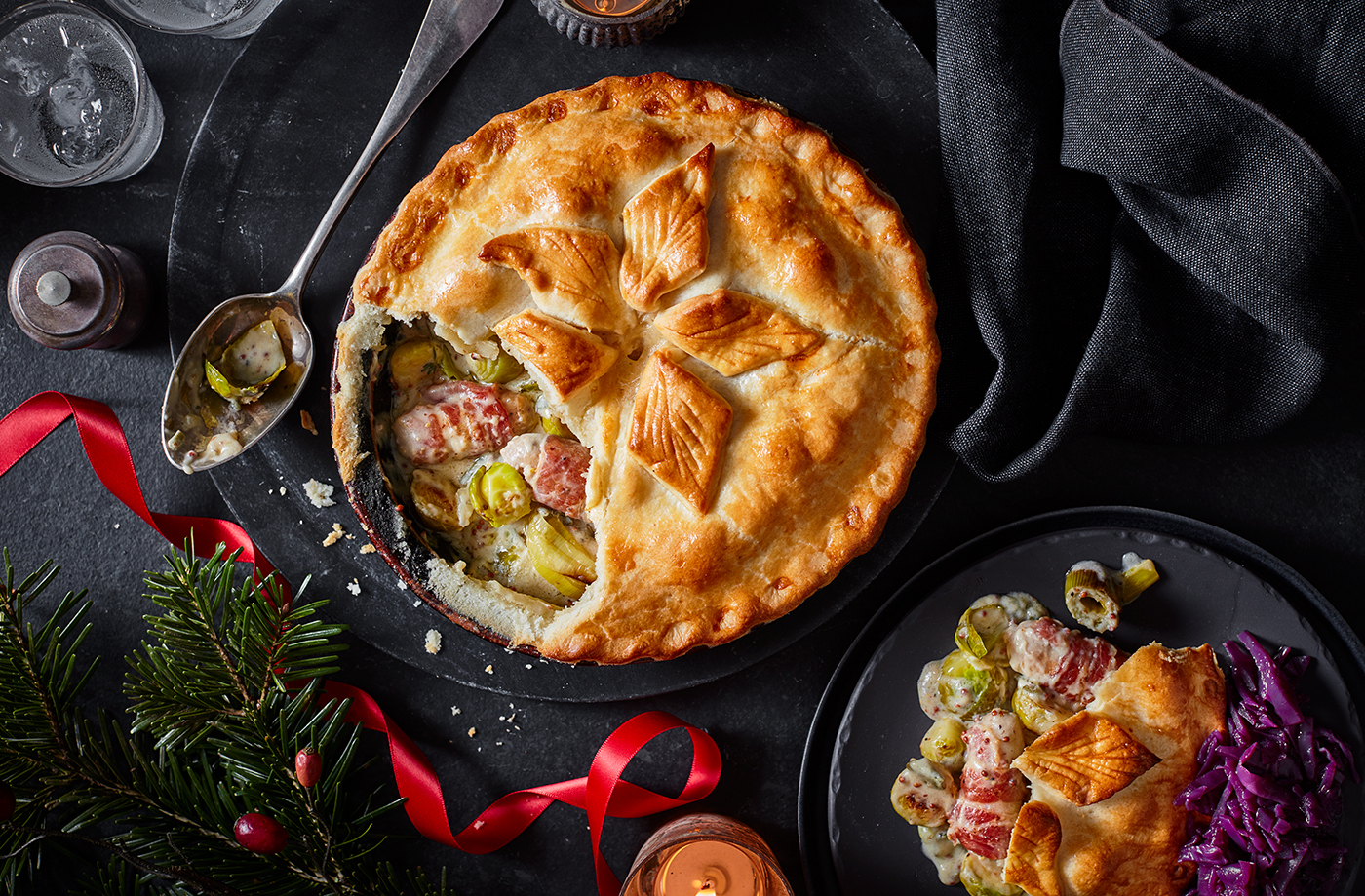 Pigs in blankets pot pie recipe