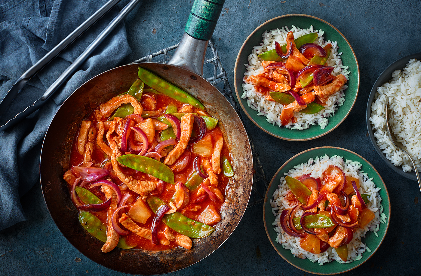 Sweet and sour pork stir-fry recipe