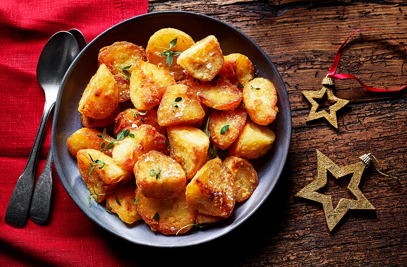 Crunchy freeze-ahead roast potatoes recipe