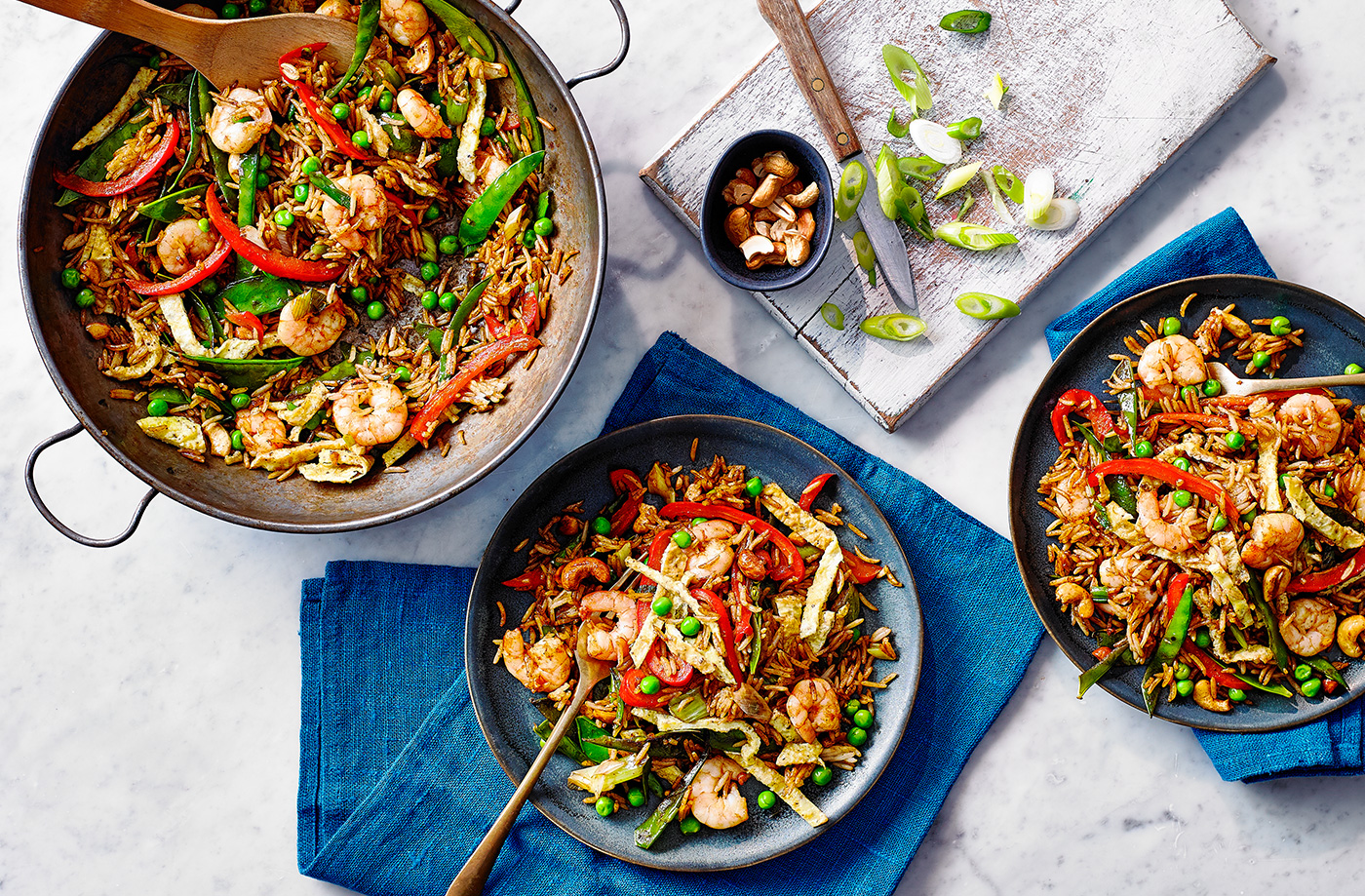 Prawn fried rice recipe