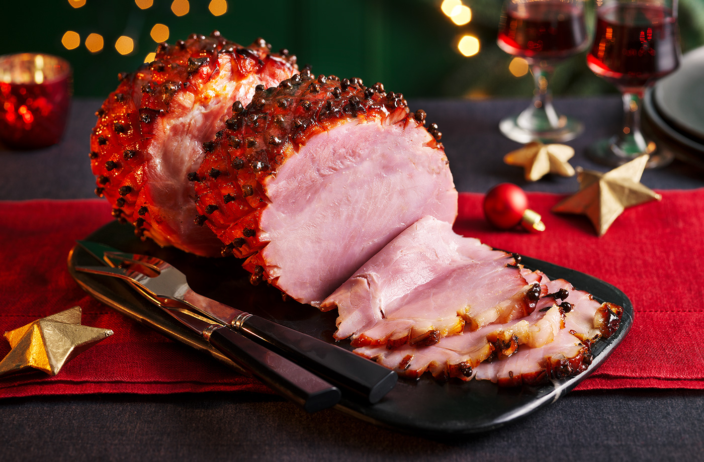 Spiced marmalade glazed gammon recipe