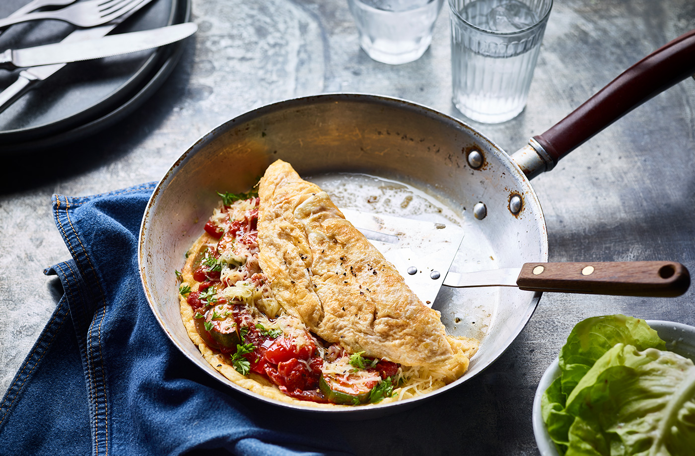 Ratatouille omelette recipe