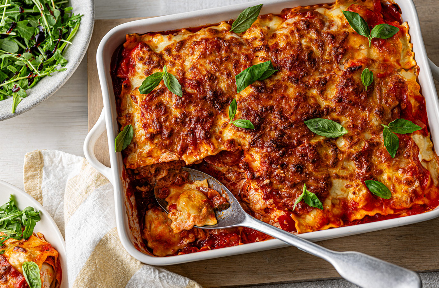 Ravioli lasagne recipe