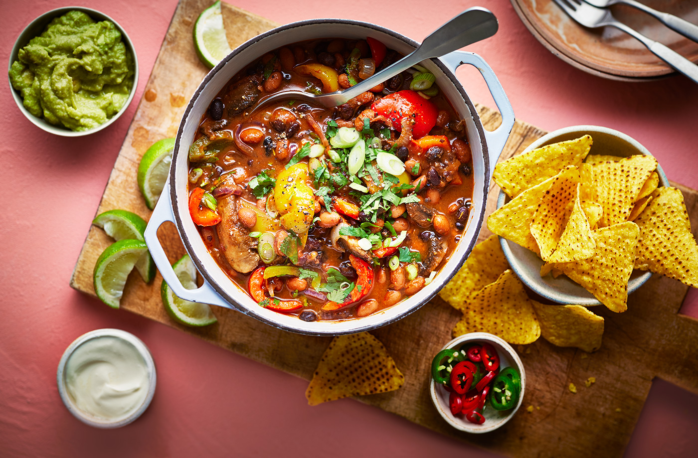 Smoky bean chilli recipe