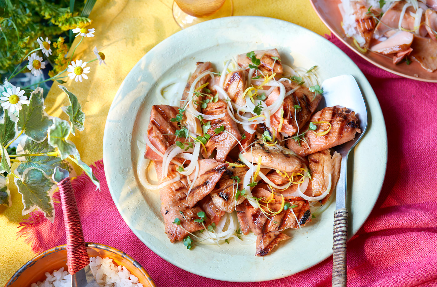 Salmon bulgogi recipe