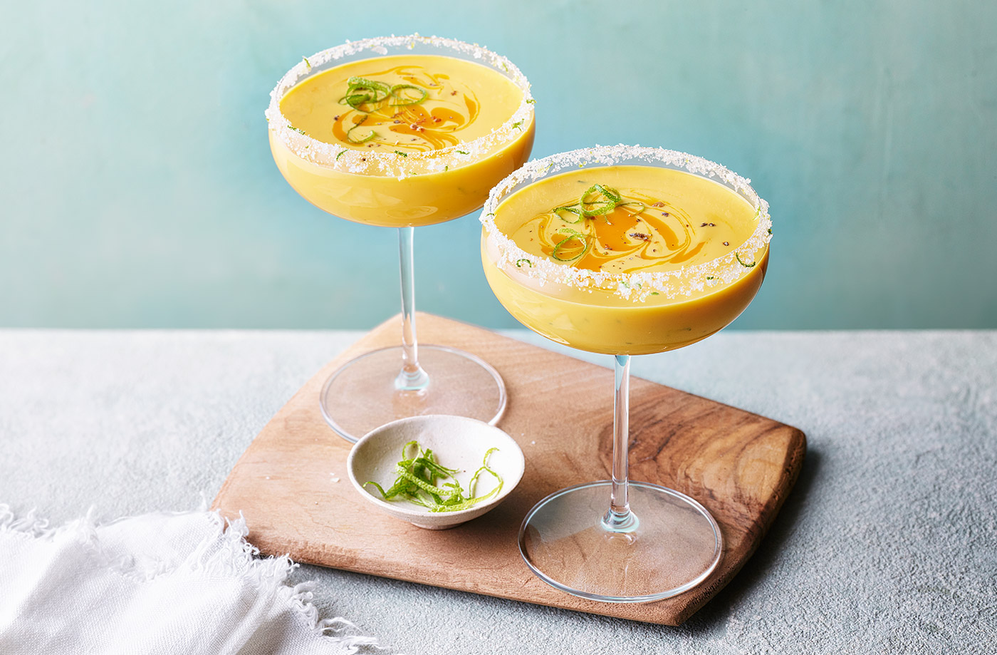 Salted lime and mango lassi recipe
