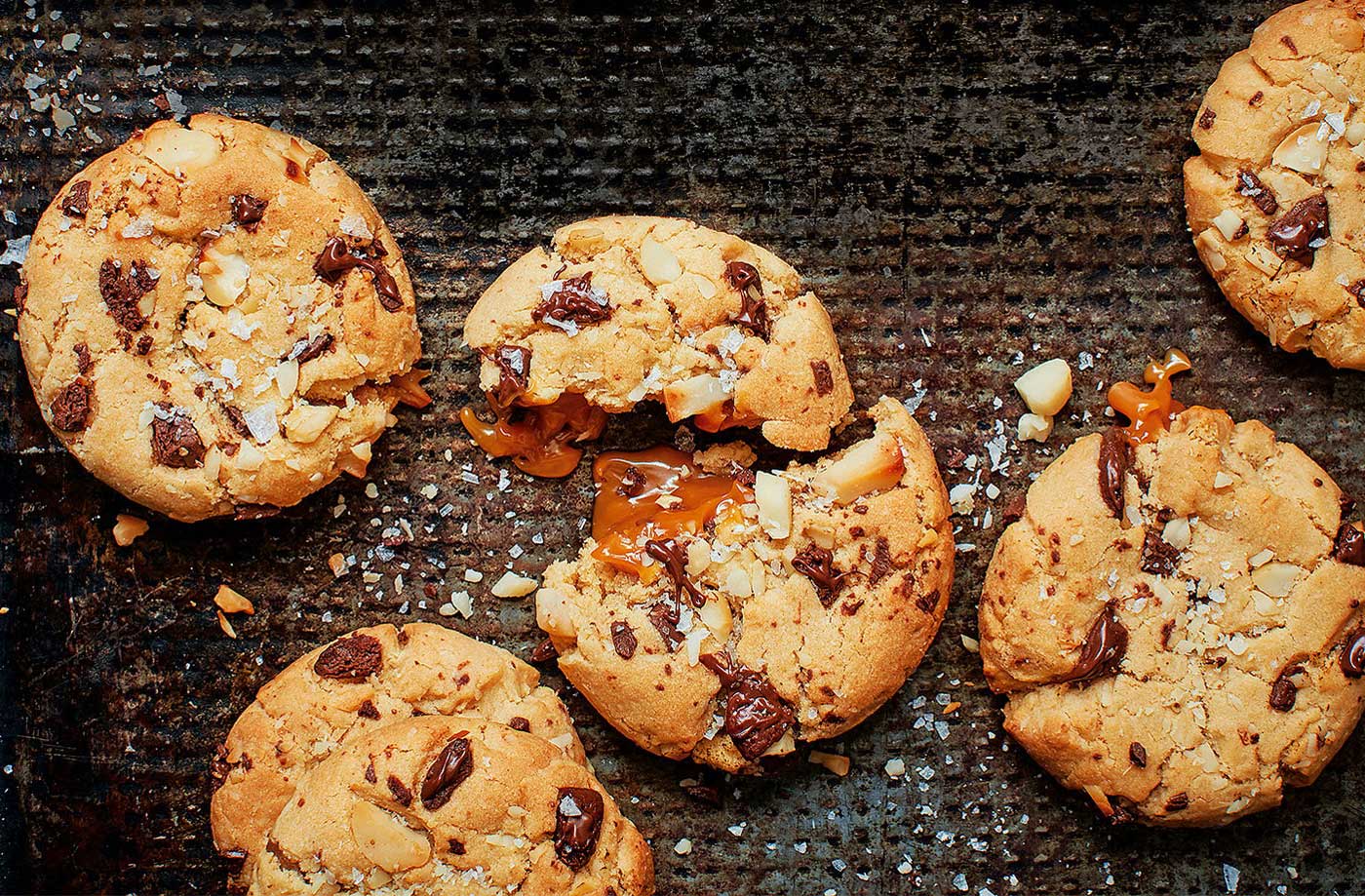 Salted caramel lava cookies recipe