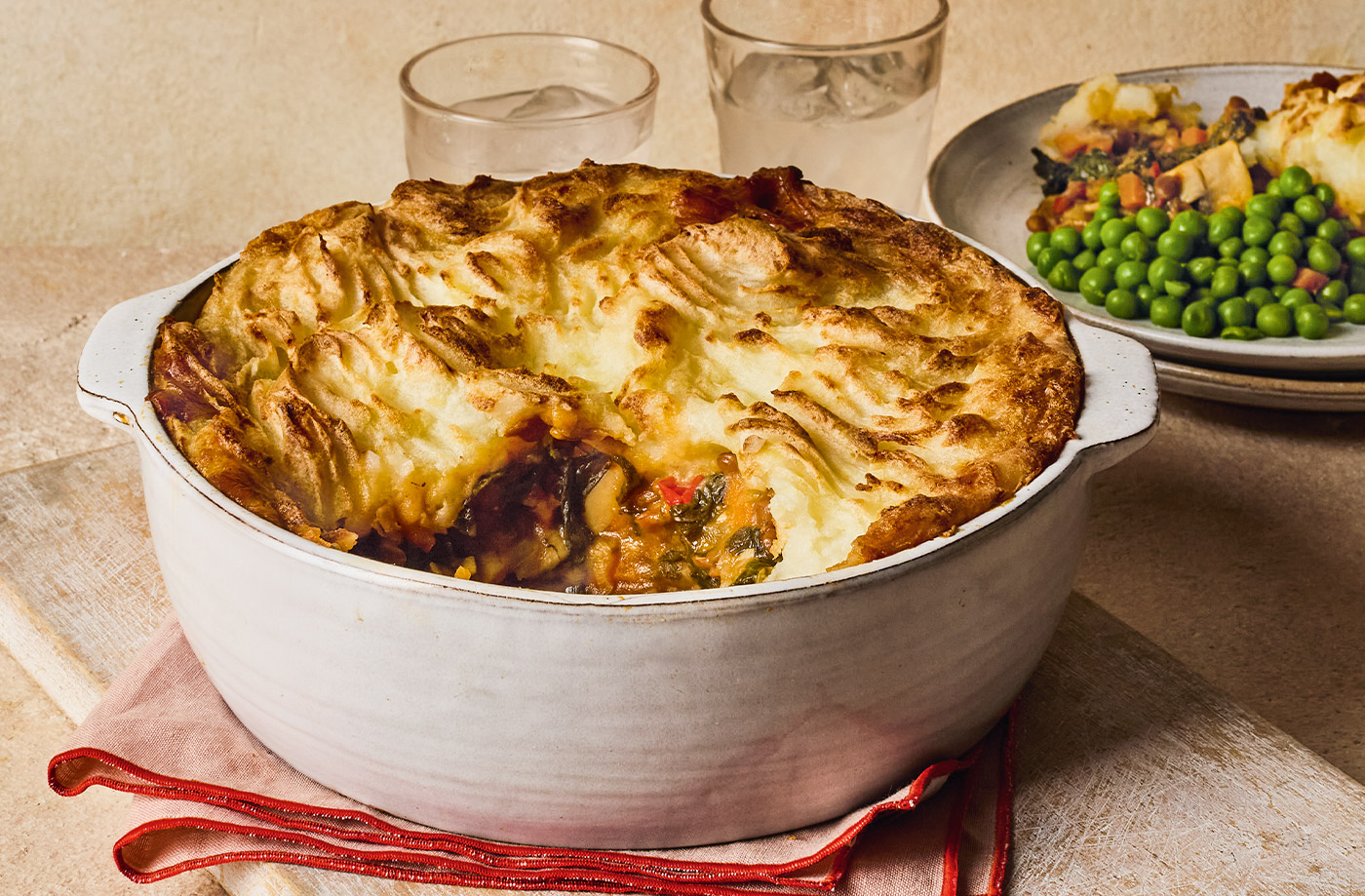 Spiced lentil shepherd-less pie recipe