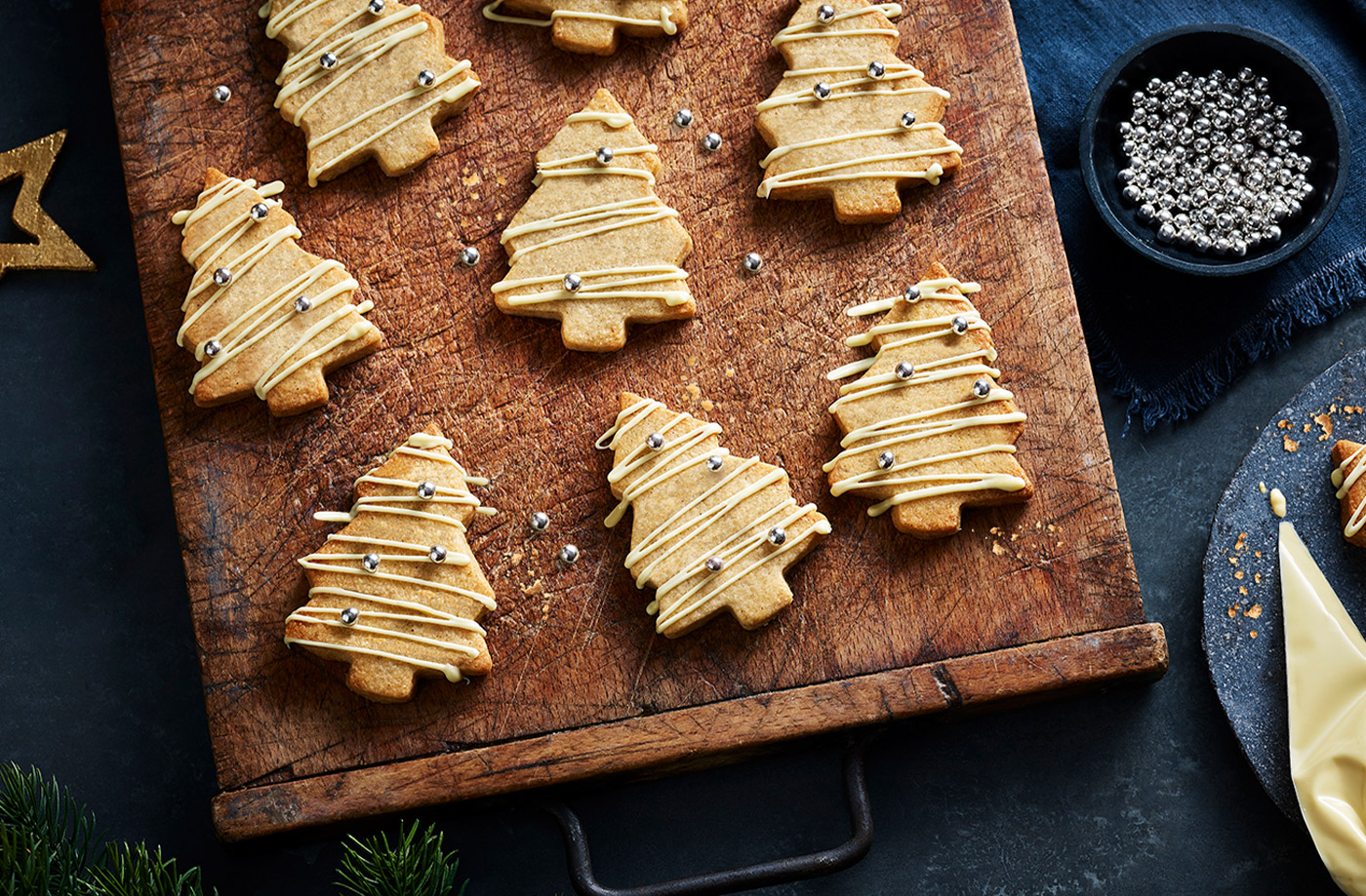 Spiced Christmas tree butter shortbread recipe