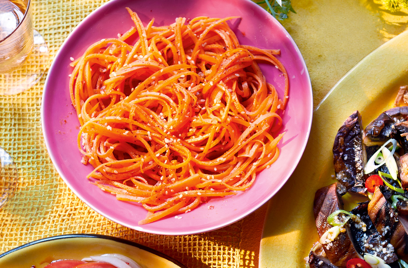 Spicy carrot salad recipe