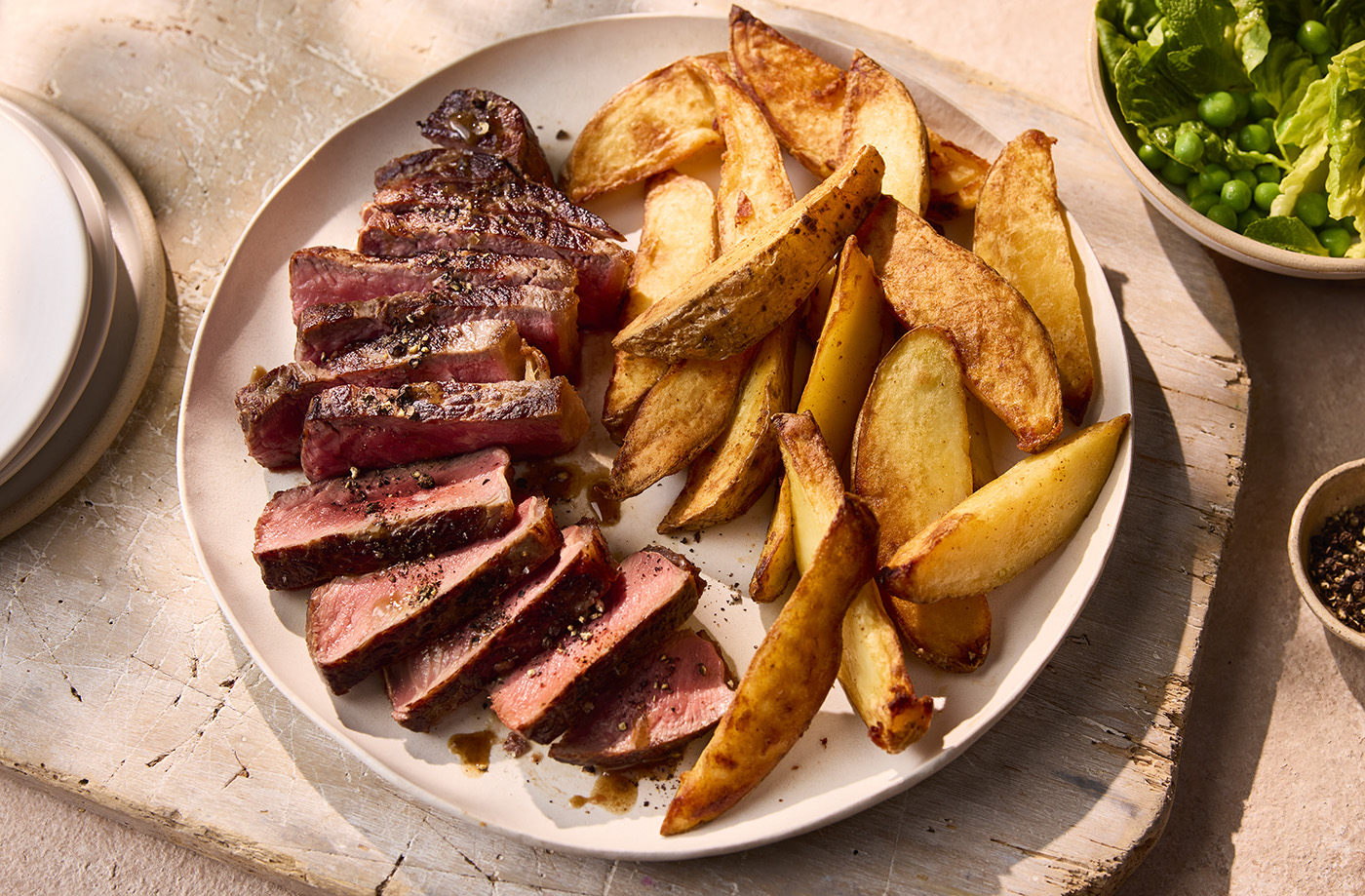 Steak and chips recipe