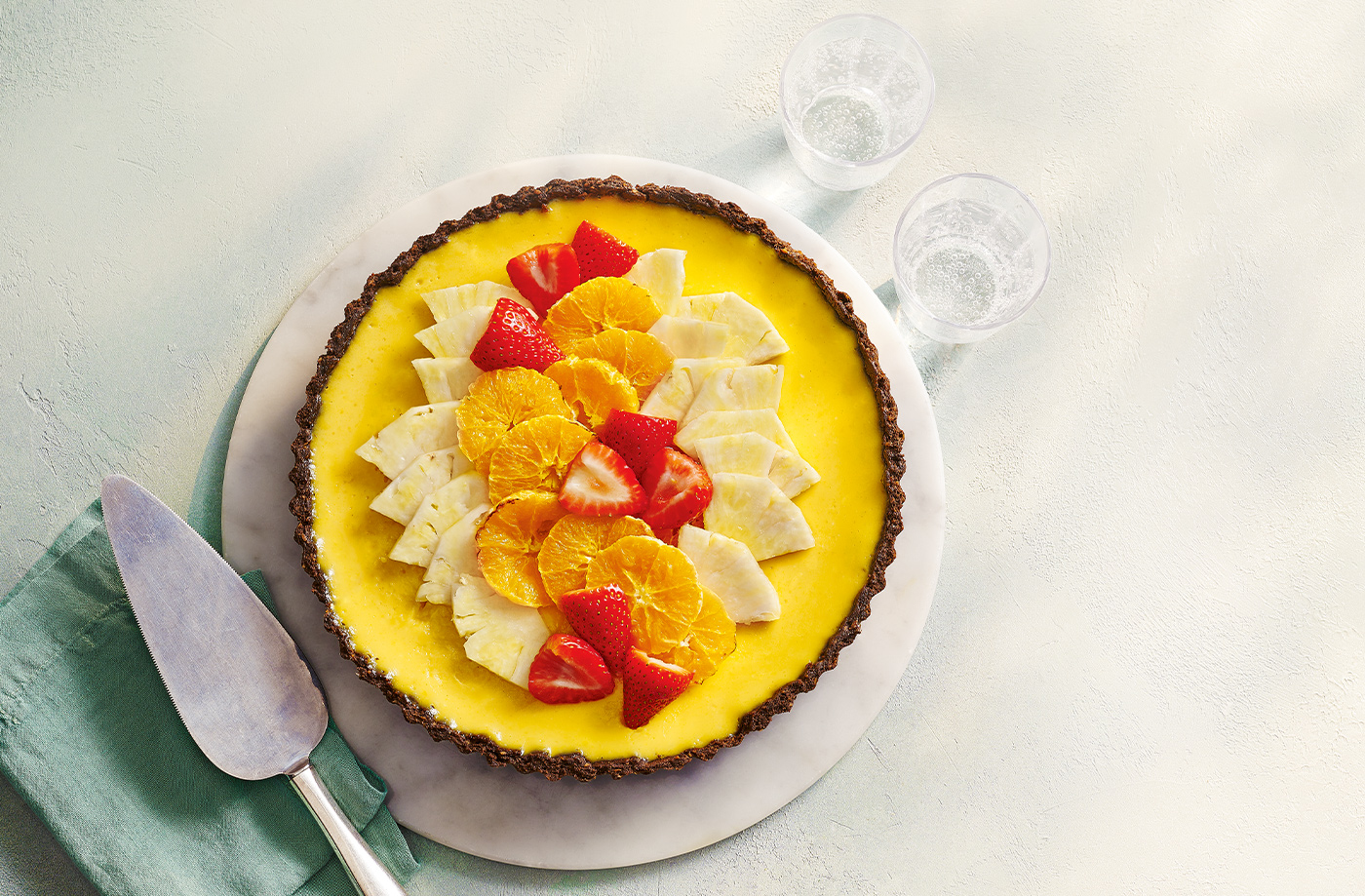 Craig's sunset fruit tart recipe
