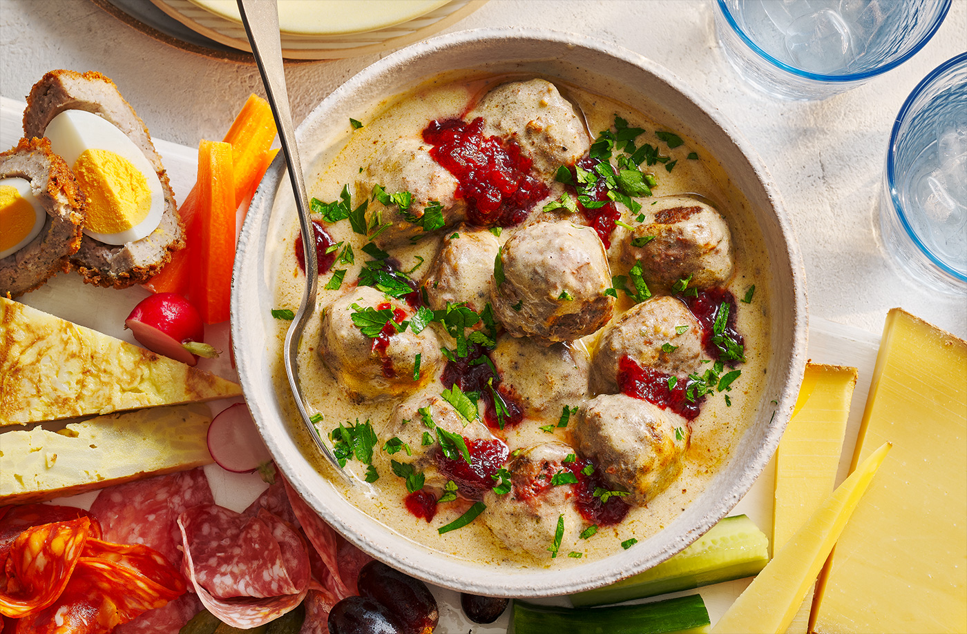 Swedish-inspired meatballs recipe