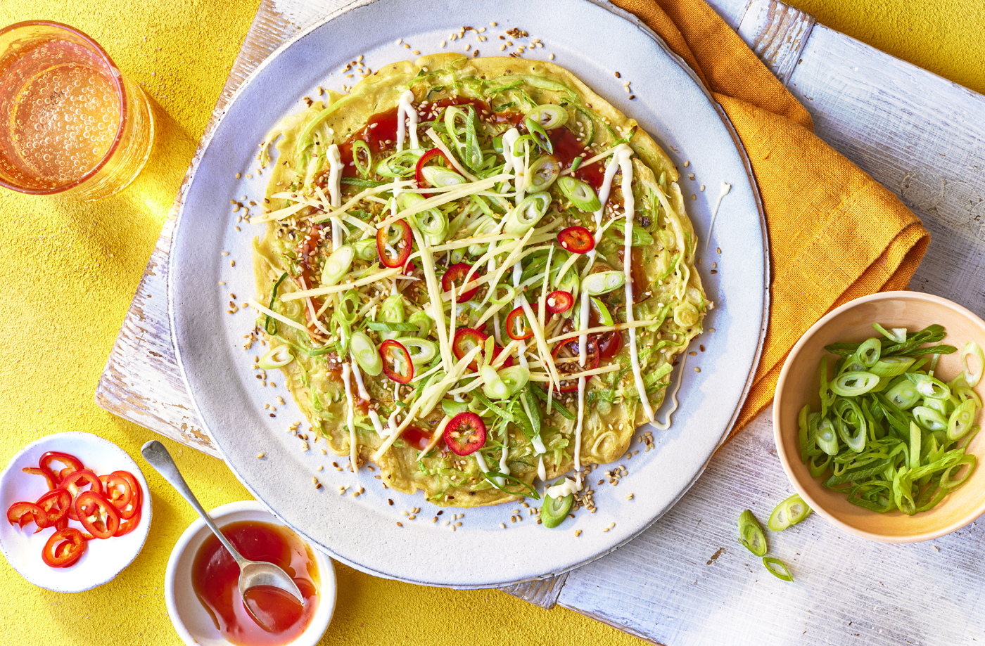 Japanese-style pancakes (okonomiyaki) recipe