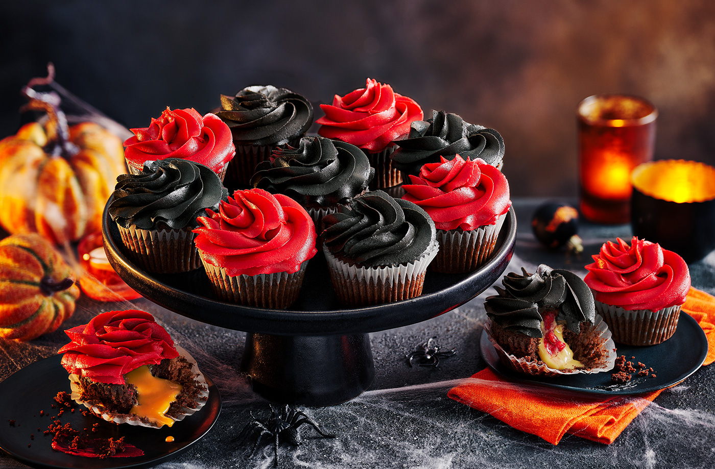 Trick or treat chocolate cupcakes recipe