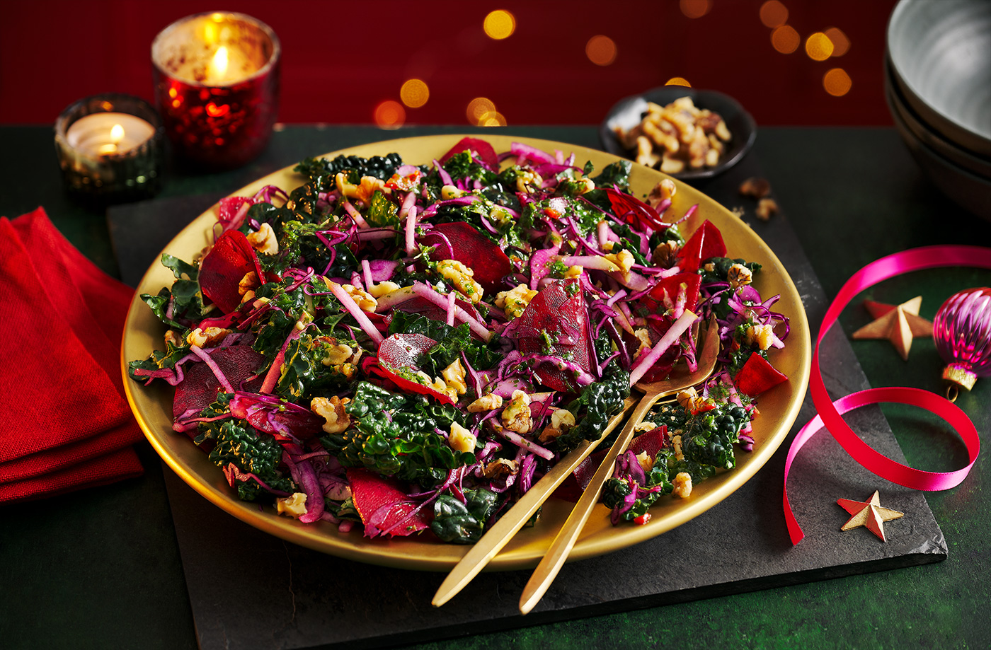 Chimichurri red cabbage salad recipe