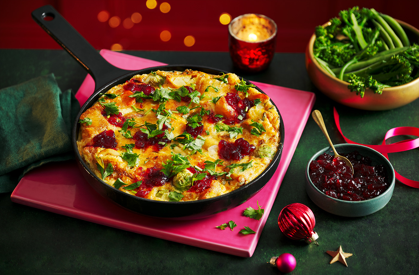 Festive Spanish-inspired omelette recipe