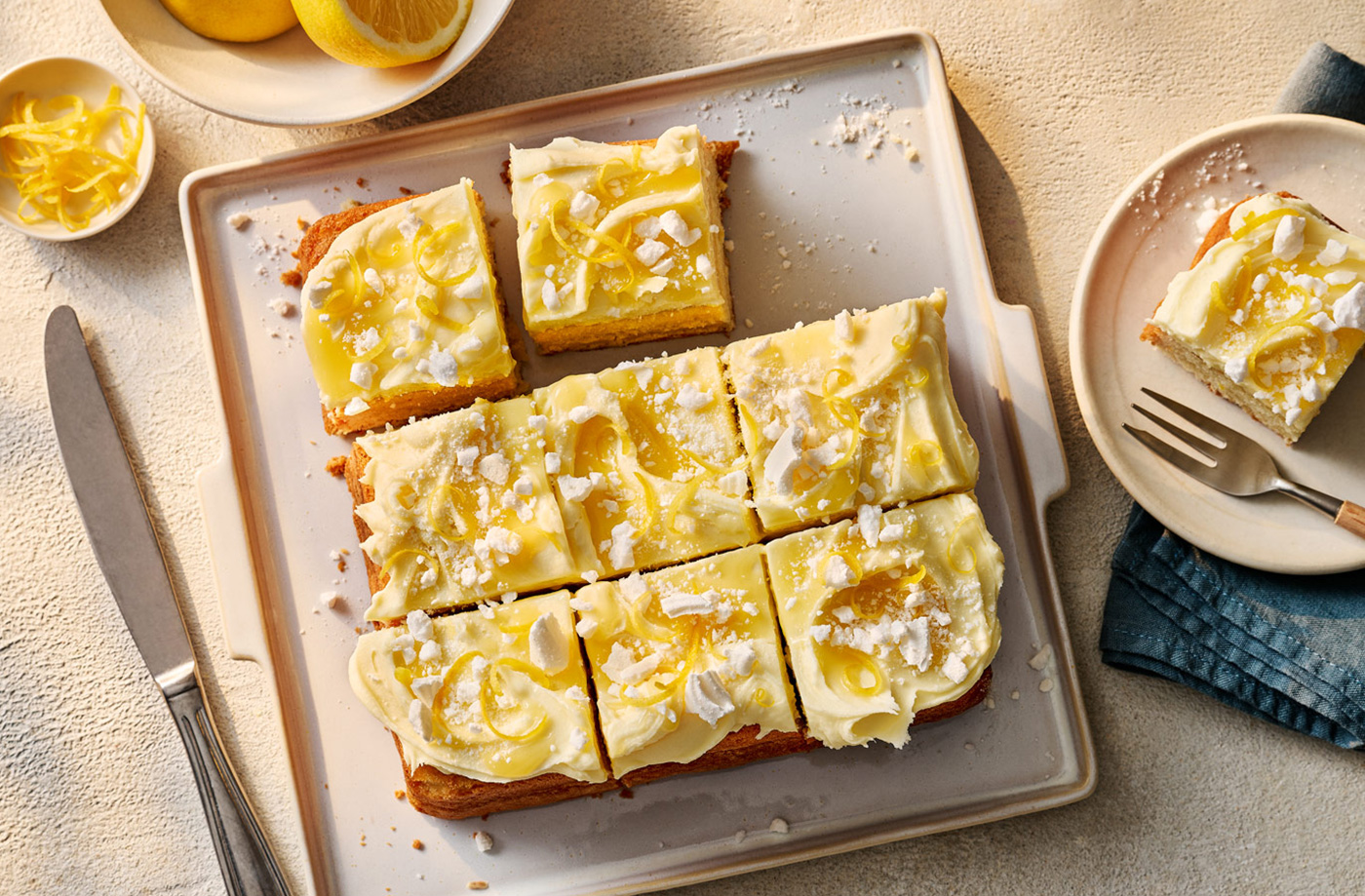 Lemon meringue sheet cake recipe