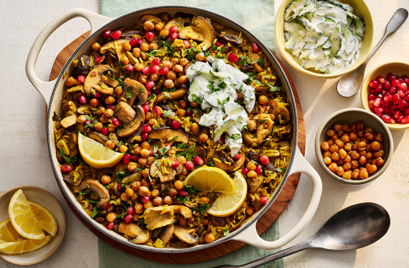 Masala mushroom biryani recipe