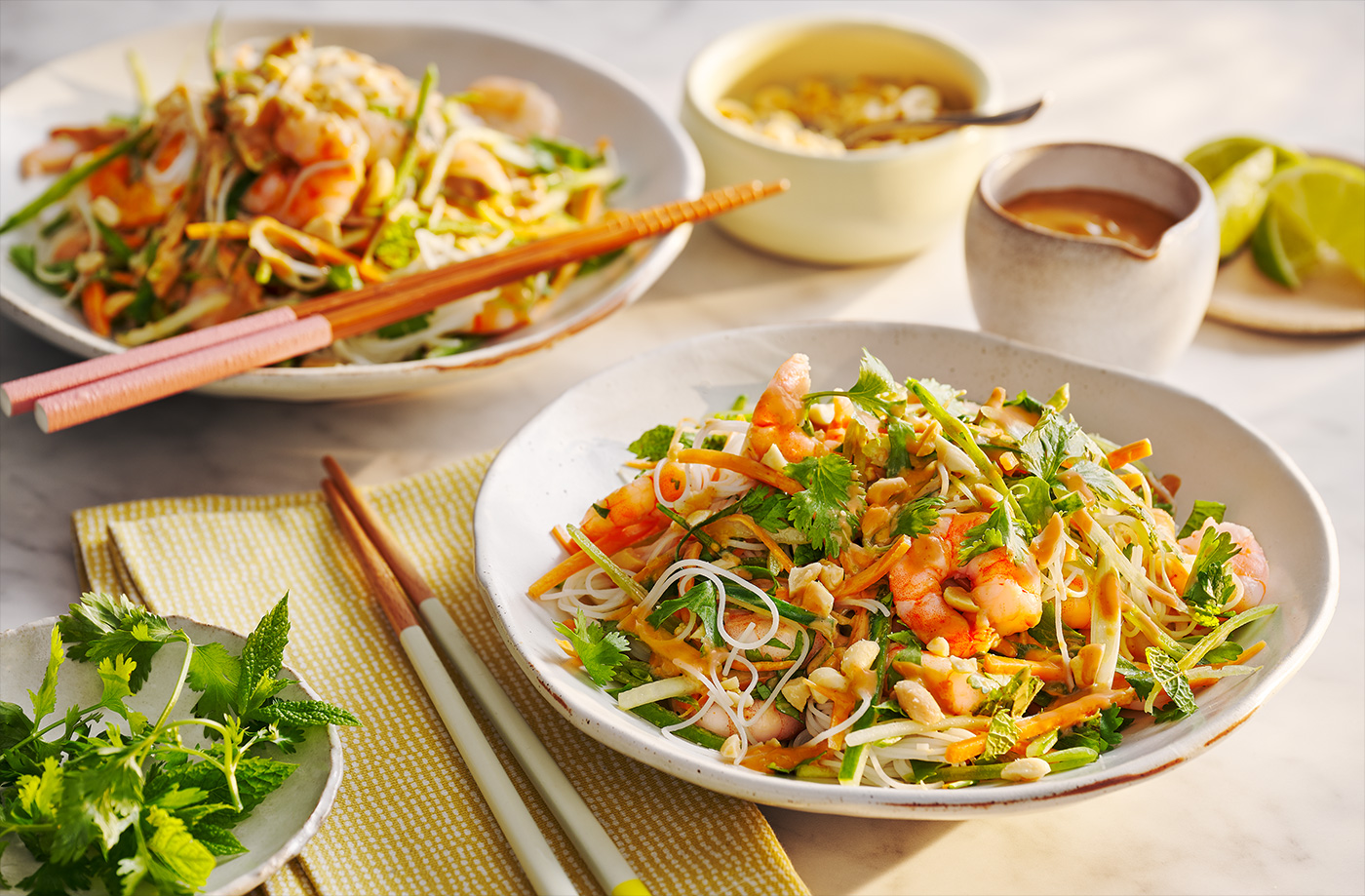 Summer roll noodle salad recipe