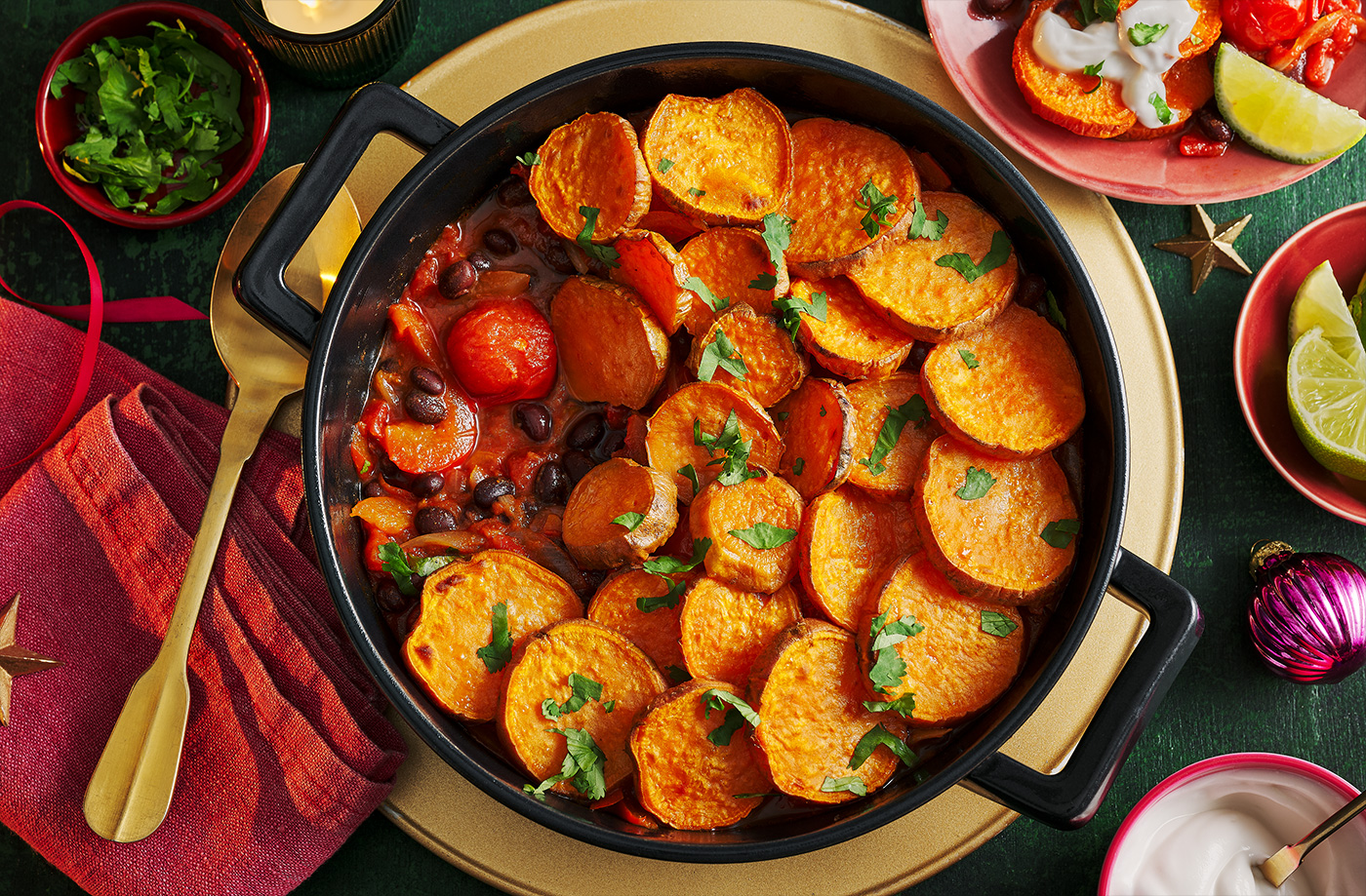 Mexican-style sweet potato bake recipe