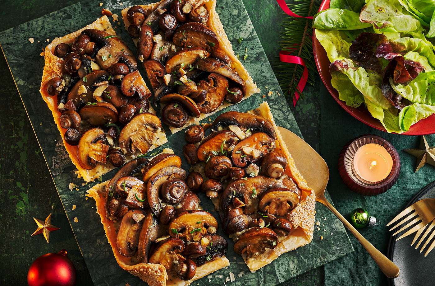 Miso mushroom galette recipe