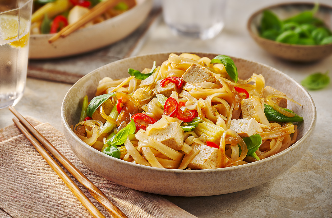 Vegan drunken noodles recipe
