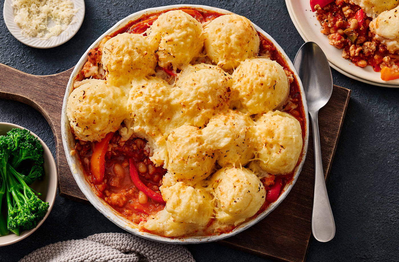 Cowboy turkey and bean pie recipe