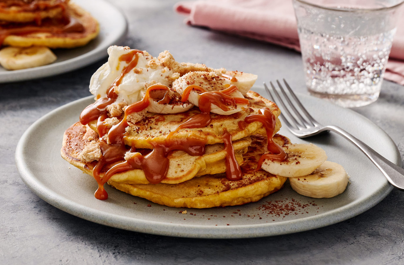 Banoffee pie pancakes recipe