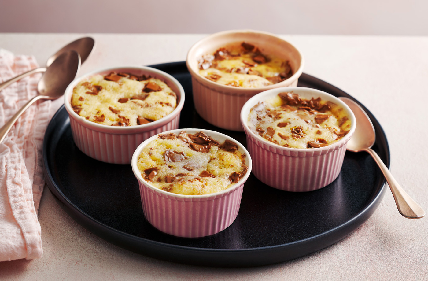 Microwave chocolate chip cookie pots recipe